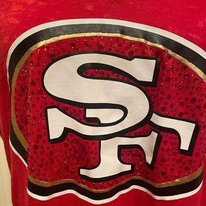 PINK Victoria’s Secret San Francisco 49ers shirt size large